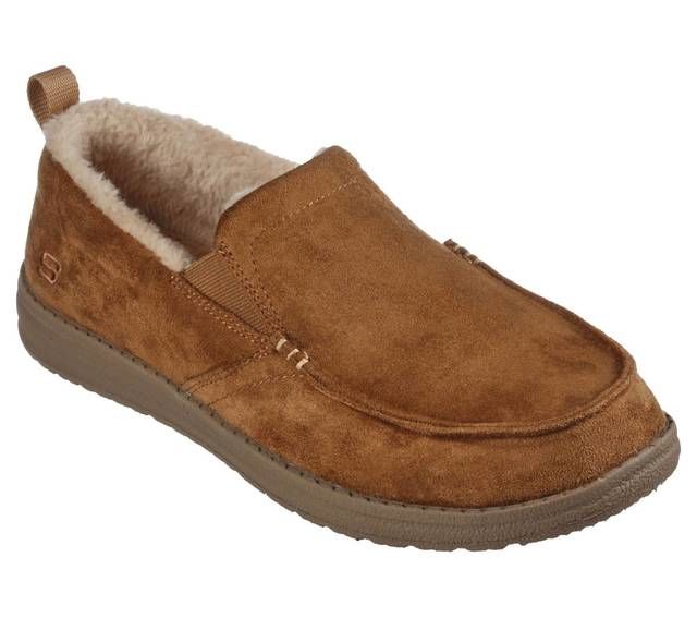 Skechers Slippers - Tan - 210355 MELSON WILLMORE