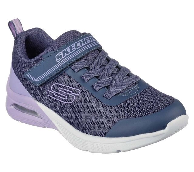 Skechers Girls Trainers - Charcoal - 302343L MICROSPEC MAX BUNGEE