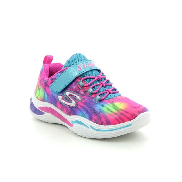 Skechers Girls Trainers - Pink Turquoise - 20203N POWER PETALS INF