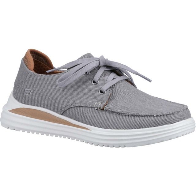Skechers Proven Forenzo TPE Taupe Mens comfort shoes