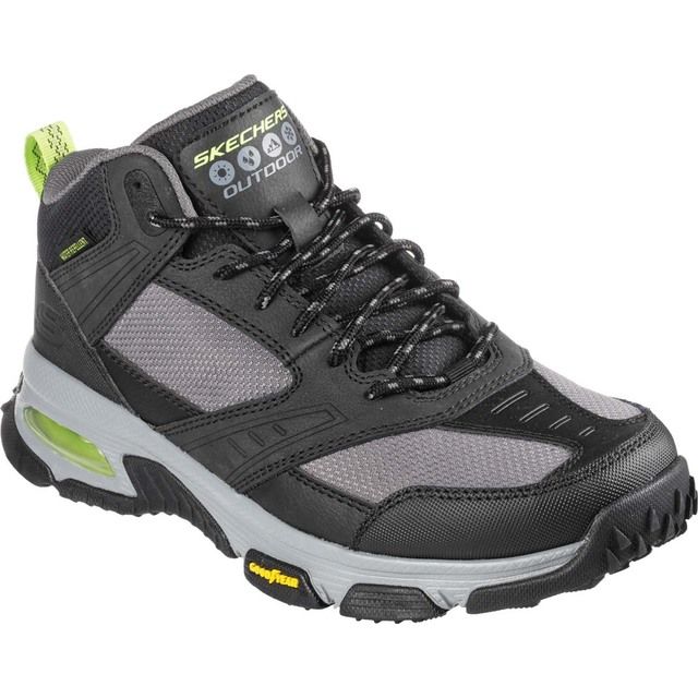 Skechers Outdoor Walking Boots - Black Charcoal Grey - 237215 Skech-Air Envoy Boot