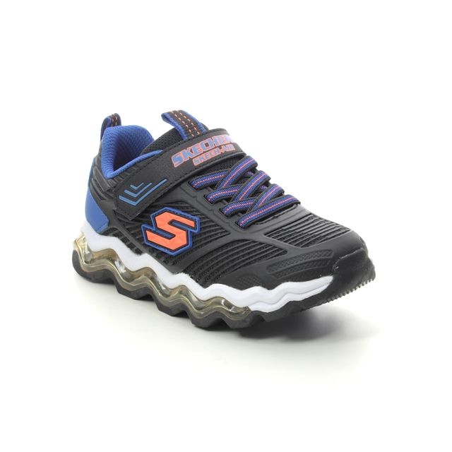 Skechers Trainers - Blue Black Orange - 97952L SKECH AIR WAVES