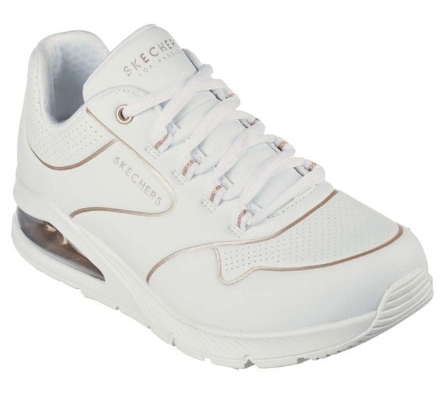 Skechers Uno 2 Golden White Gold Womens trainers 155637