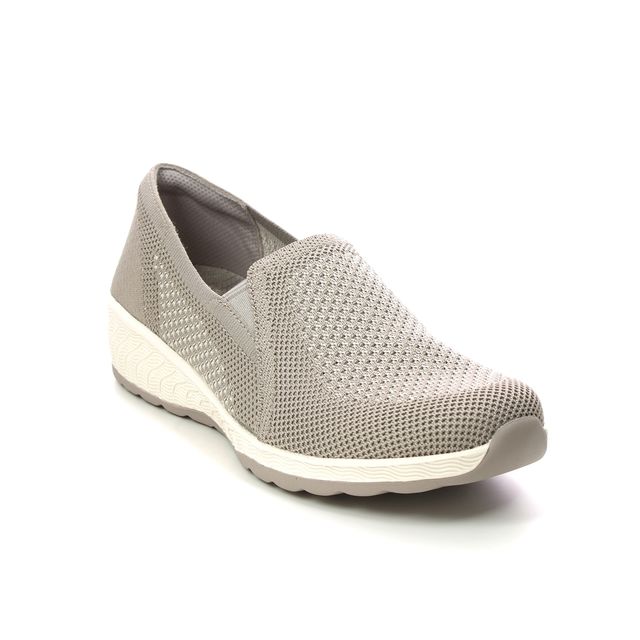 Skechers Comfort Slip On Shoes - Taupe - 100454 UP-LIFTED