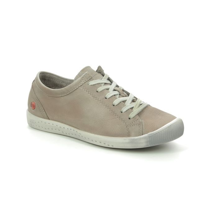 Softinos Isla P900154-559 Taupe leather trainers