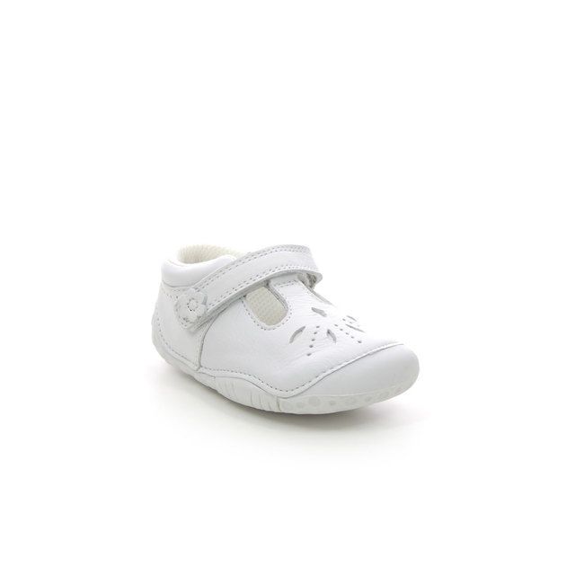 Start Rite Girls First And Baby Shoes - White Leather - 0793-47G LITTLE PAL