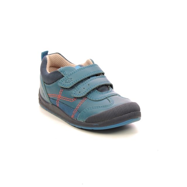 Start Rite Boys Toddler Shoes - Teal blue - 1731-12F TICKLE