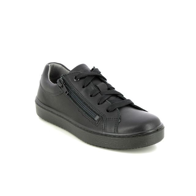 Superfit Girls Shoes - Black leather - 1006489/0000 HEAVEN ZIP LACE