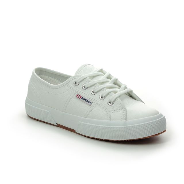 Superga Cotu WHITE LEATHER Womens trainers S009VH0-900