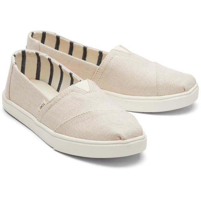 Toms Comfort Slip On Shoes - Natural - 10013500 Alpargata Cupsole
