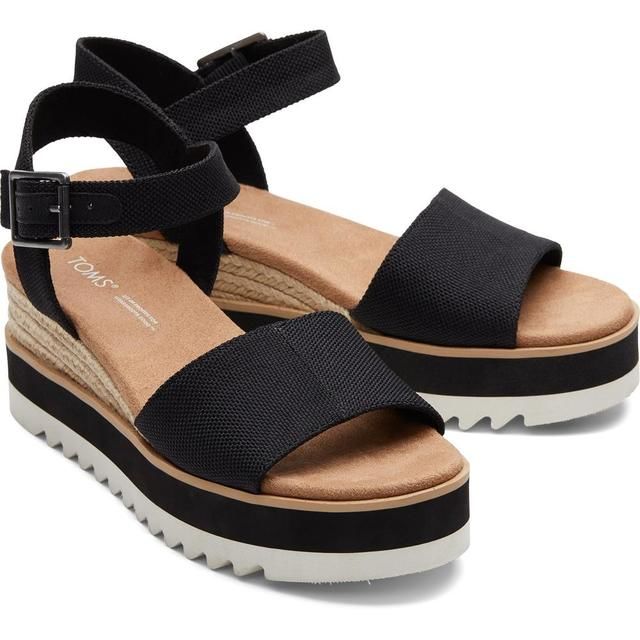 Toms Comfortable Sandals - Black - 10017856 Diana