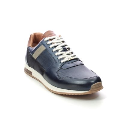 Ambitious Casual Shoes - Navy Leather - 11240/6580 SLOW   25