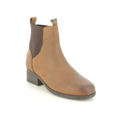 Barbour Chelsea Boots - Brown leather - LFO0437/BR99 EDEN TEX
