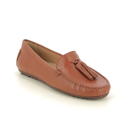Begg Exclusive Loafers - Cognac leather - 75511/11 ALLDAY WIDE