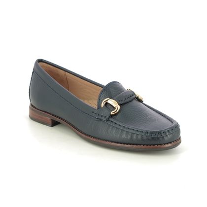 Begg Exclusive Loafers - Navy Leather - 25855/72 DALTRO CLICK