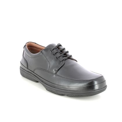 Begg Exclusive Casual Shoes - Black leather - M028A/ SWIFT MILE WIDE
