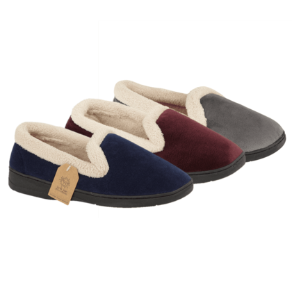 Begg Exclusive Slippers - Burgundy - 0508/82 CASHMERE