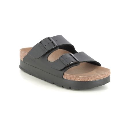 Birkenstock Slide Sandals - Black - 1027395/30 ARIZONA PAP FLEX PLATFORM
