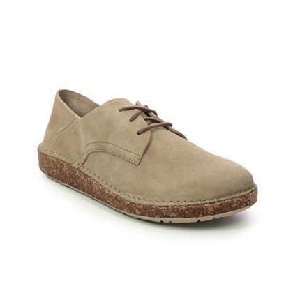 Birkenstock Comfort Lacing Shoes - Taupe suede - 1017812/ GARY