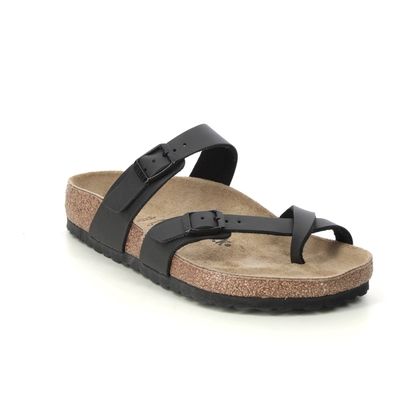 Birkenstock Toe Post Sandals - Black - 71791/30 MAYARI