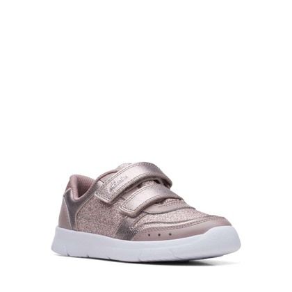 Clarks Girls Trainers - Pink - 688686F ATH SONAR K