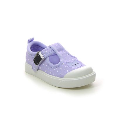 Clarks Girls Trainers - Lilac - 715936F CITY DANCE T