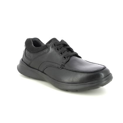 Clarks Casual Shoes - Black leather - 3738/58H COTRELL EDGE