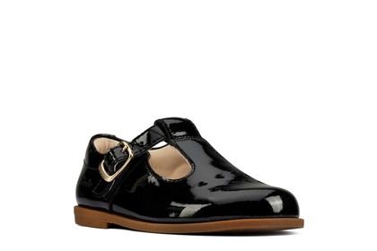 Clarks 1st Shoes & Prewalkers - Black patent - 576587G DREW PLAY T