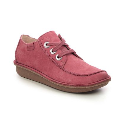 Clarks Comfort Lacing Shoes - Rose leather - 762894D FUNNY DREAM