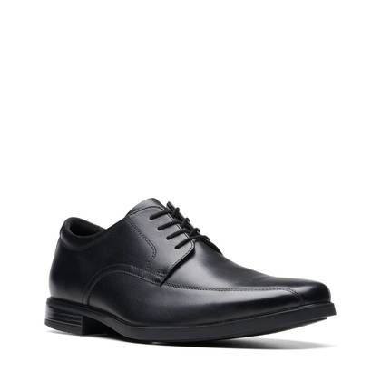 Clarks Smart Shoes - Black leather - 749257G HOWARD OVER TRAM