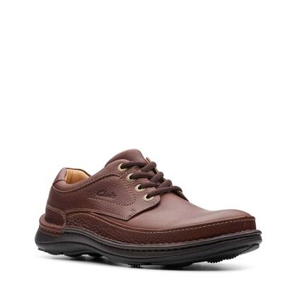 Clarks Casual Shoes - Brown leather - 390058H NATURE THREE