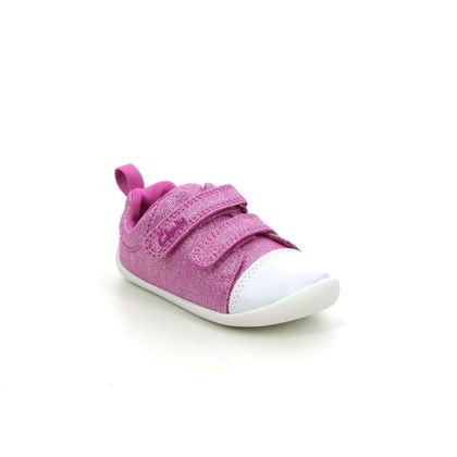 Clarks First and Baby Shoes - Pink - 659286F ROAMER CRAFT TOE CAP
