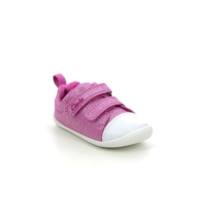 Clarks First and Baby Shoes - Pink - 659287G ROAMER CRAFT TOE CAP