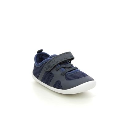 Clarks Boys First and Toddler Shoes - Navy - 651076F ROAMER FLUX T