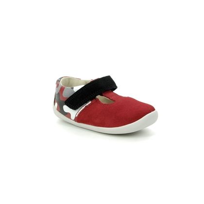 Clarks Boys First and Toddler Shoes - Red - 3858/97G ROAMER GO
