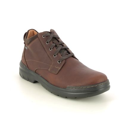 Clarks Boots - Brown leather - 633168H ROCKIE 2 UP GTX