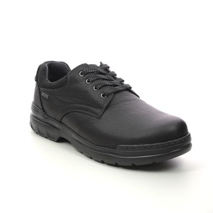 Clarks Casual Shoes - Black leather - 734648H ROCKIE WALK GTX