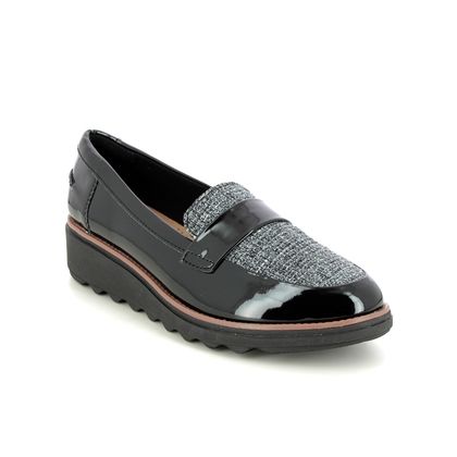 Clarks Loafers - Black patent - 640824D SHARON GRACIE