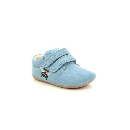 Clarks 1st Shoes & Prewalkers - Blue Suede - 578757G STAR HOPE T