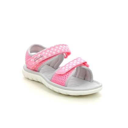 Clarks Girls Sandals - Pink - 493686F SURFING TIDE T