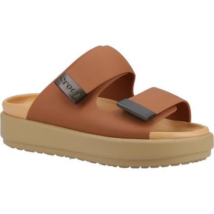 Crocs Slide Sandals - Tan - 209586/2U3 Brooklyn Luxe