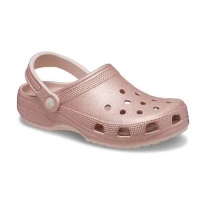 Crocs Closed Toe Sandals - Pink Glitter - 205942/6WV CLASSIC SHIMMER