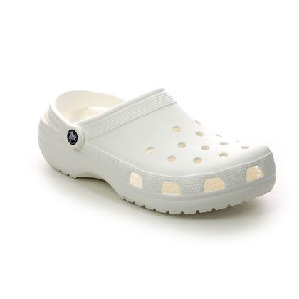 Crocs Closed Toe Sandals - White - 10001/100 CLASSIC