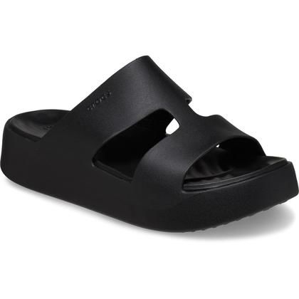 Crocs Slide Sandals - Black - 209409/001 Getaway Platform H-Strap