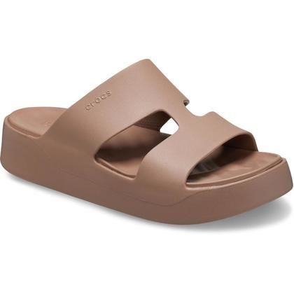 Crocs Slide Sandals - Latte Brown - 209409/2Q9 Getaway Platform H-Strap