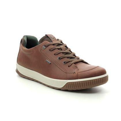 regn Roux Låse ECCO Soft 7 Mens 470364-02053 Tan Leather comfort shoes
