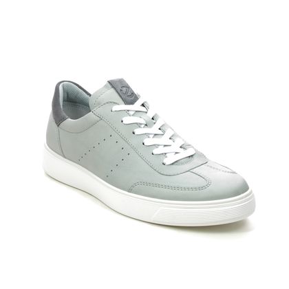ECCO Trainers - Light Grey Leather - 504714/54674 STREET TRAY M