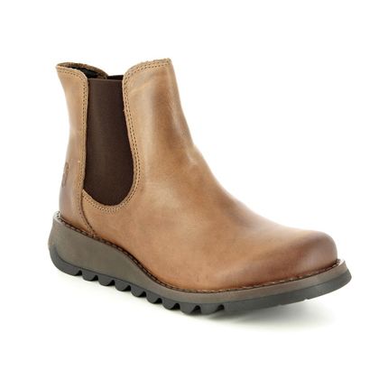 Fly London Chelsea Boots - Camel - P143195 SALV