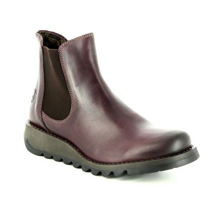 Fly London Chelsea Boots - Purple - P143195 SALV 195