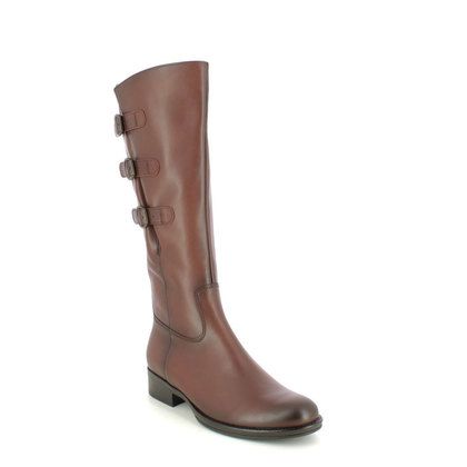 Gabor Knee High Boots - Tan Leather  - 91.606.20 ADIEU  KALMER